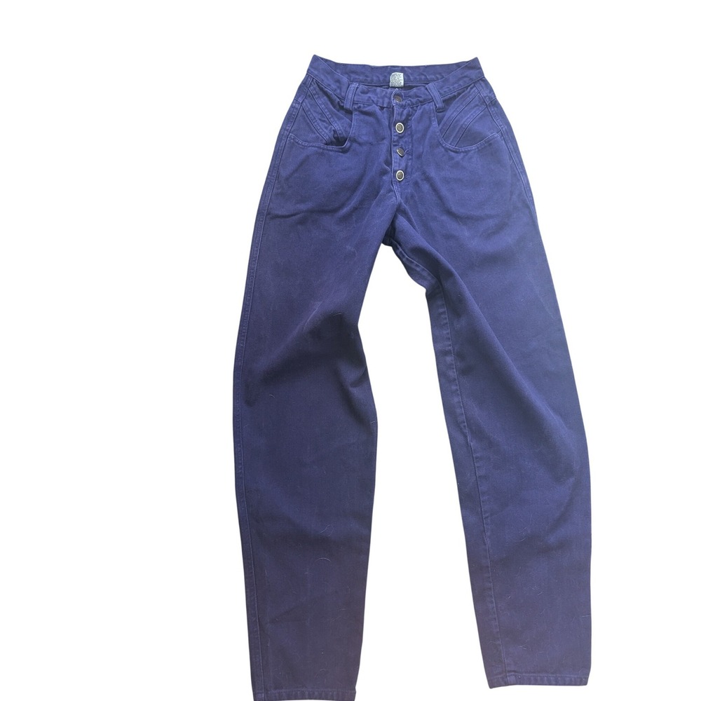 Women's Vintage 90 Purple Zena Button Jeans Size 7